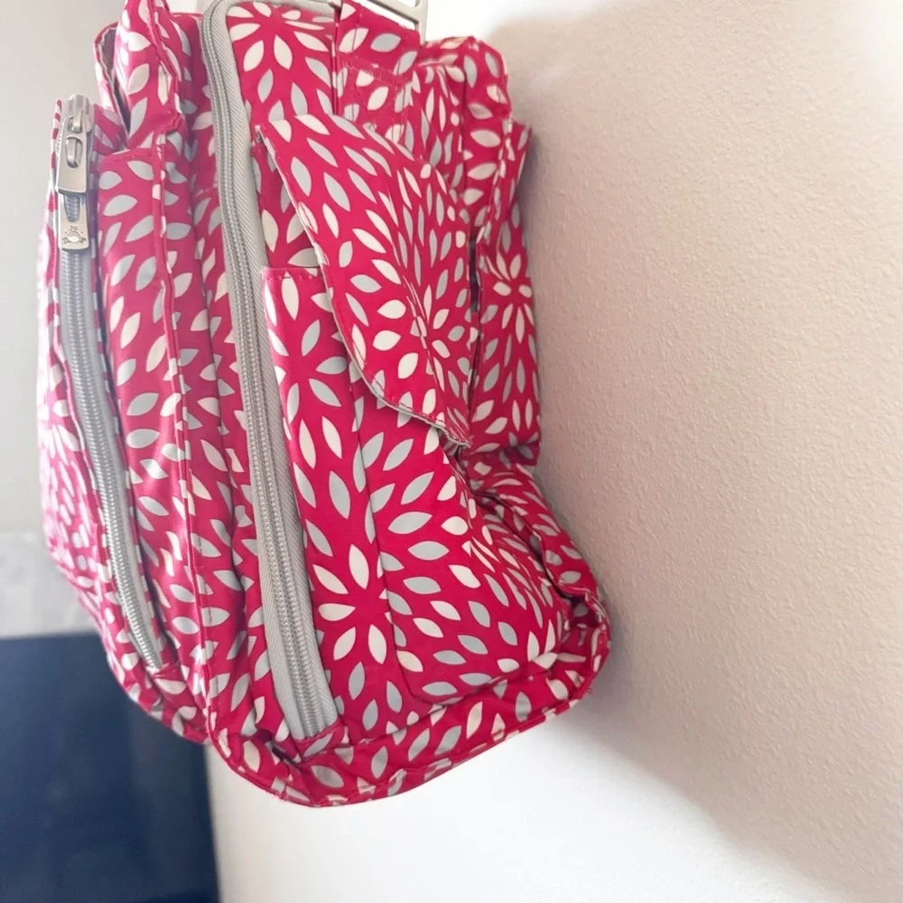 Jujube Diaper Backpack in Scarlet Petal